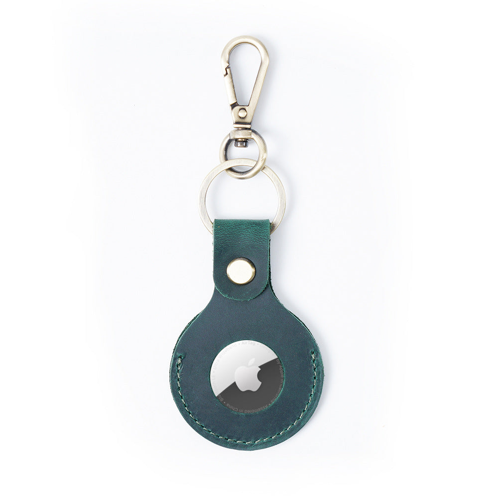 Wholesale Leather Case Luggage Location Tracker Keychain